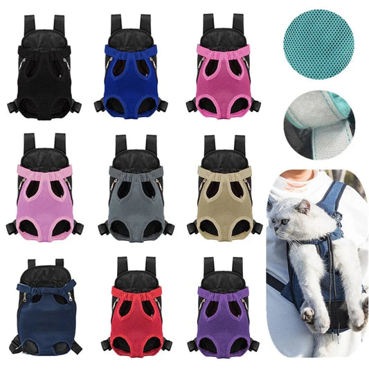 Double Shoulder Breathable Portable Travel Pet Dog Carrier