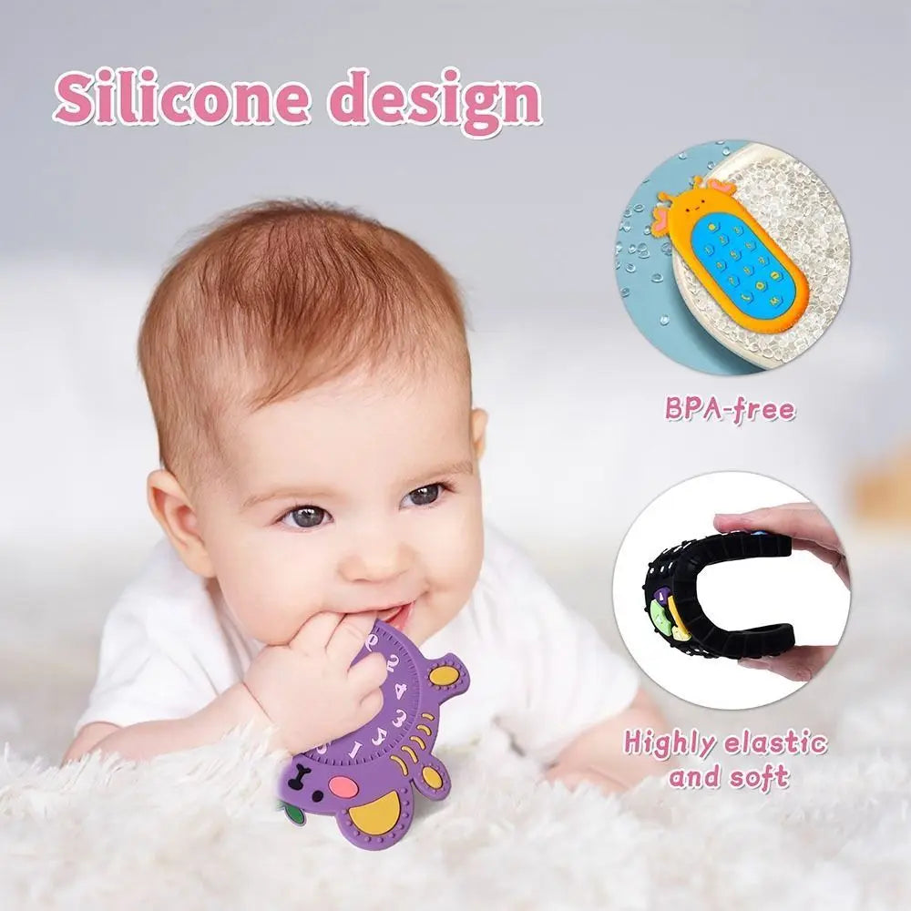 Baby Silicone Teether Toys Remote