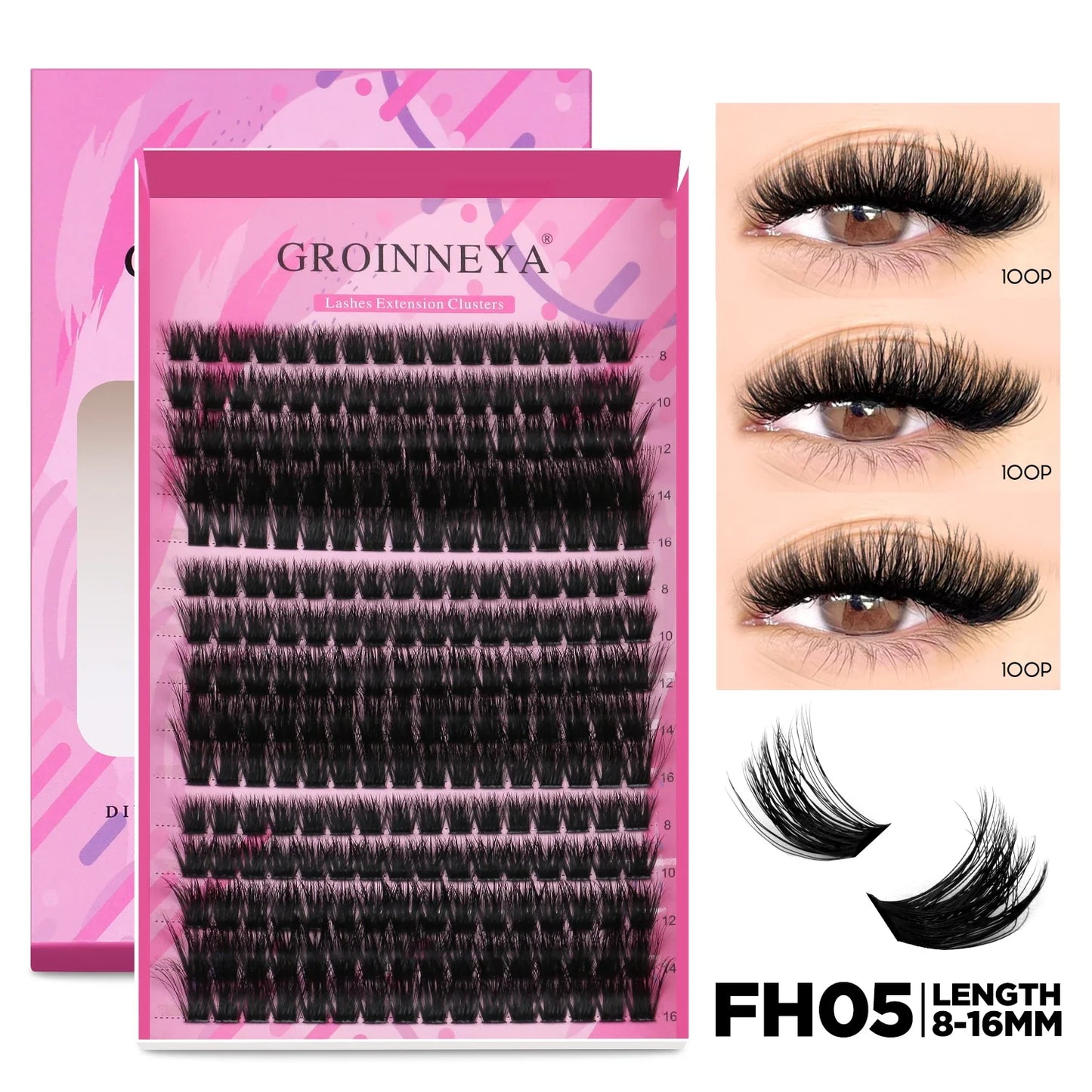 GROINNEYA DIY Lash Extension Kit