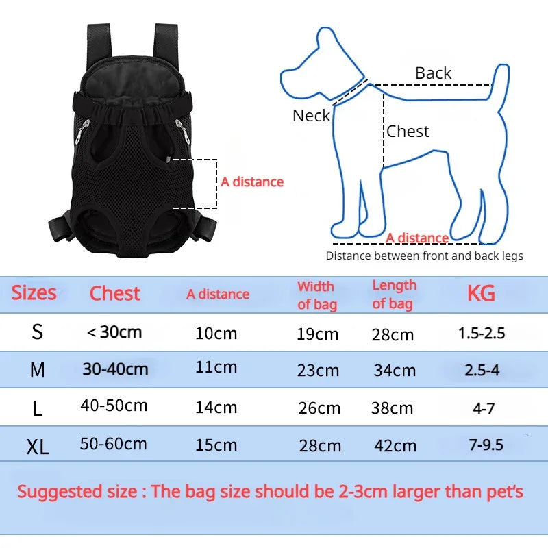 Double Shoulder Breathable Portable Travel Pet Dog Carrier