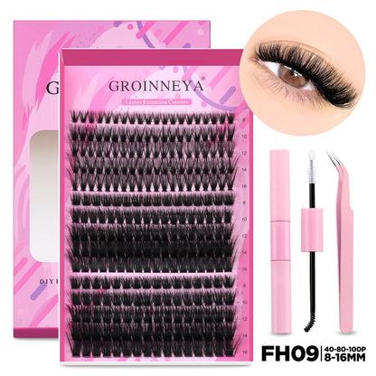 GROINNEYA DIY Lash Extension Kit