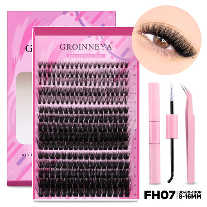 GROINNEYA DIY Lash Extension Kit