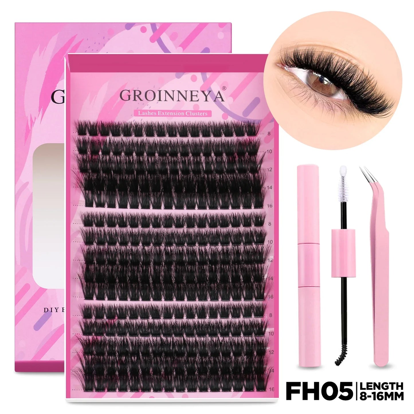 GROINNEYA DIY Lash Extension Kit