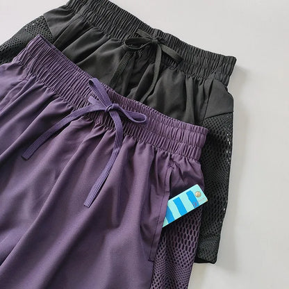 Women's Yoga Shorts High Waist Sport Fitness 2 in 1