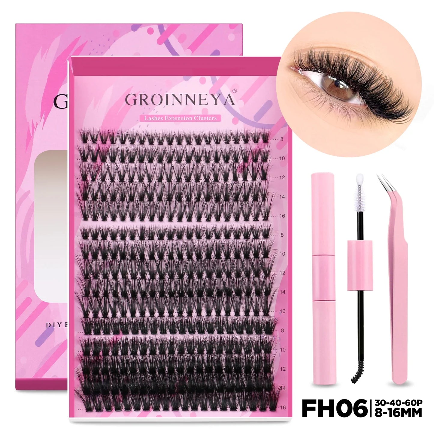 GROINNEYA DIY Lash Extension Kit