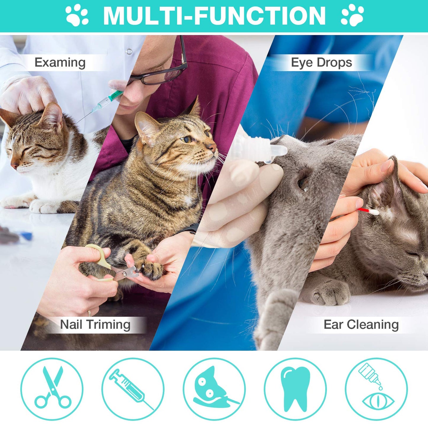 MeowMate™ Bathing and Grooming Sack