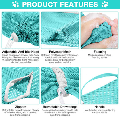MeowMate™ Bathing and Grooming Sack